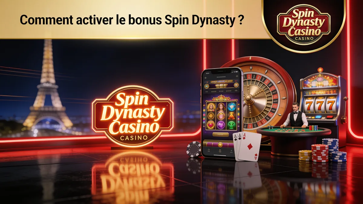 Comment activer le bonus Spin Dynasty ? : guide spin dynasty casino pour les joueurs en France